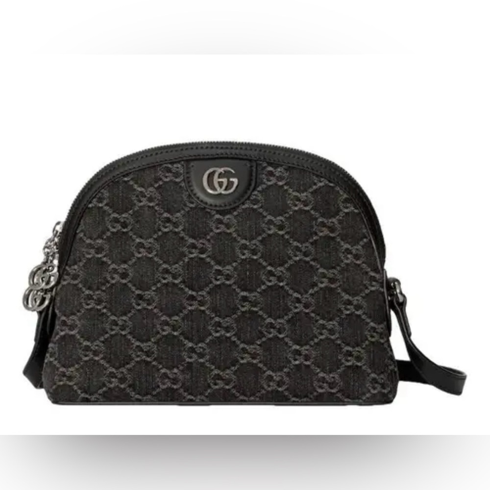 Gucci Ophidia Dome Black Denim Bag